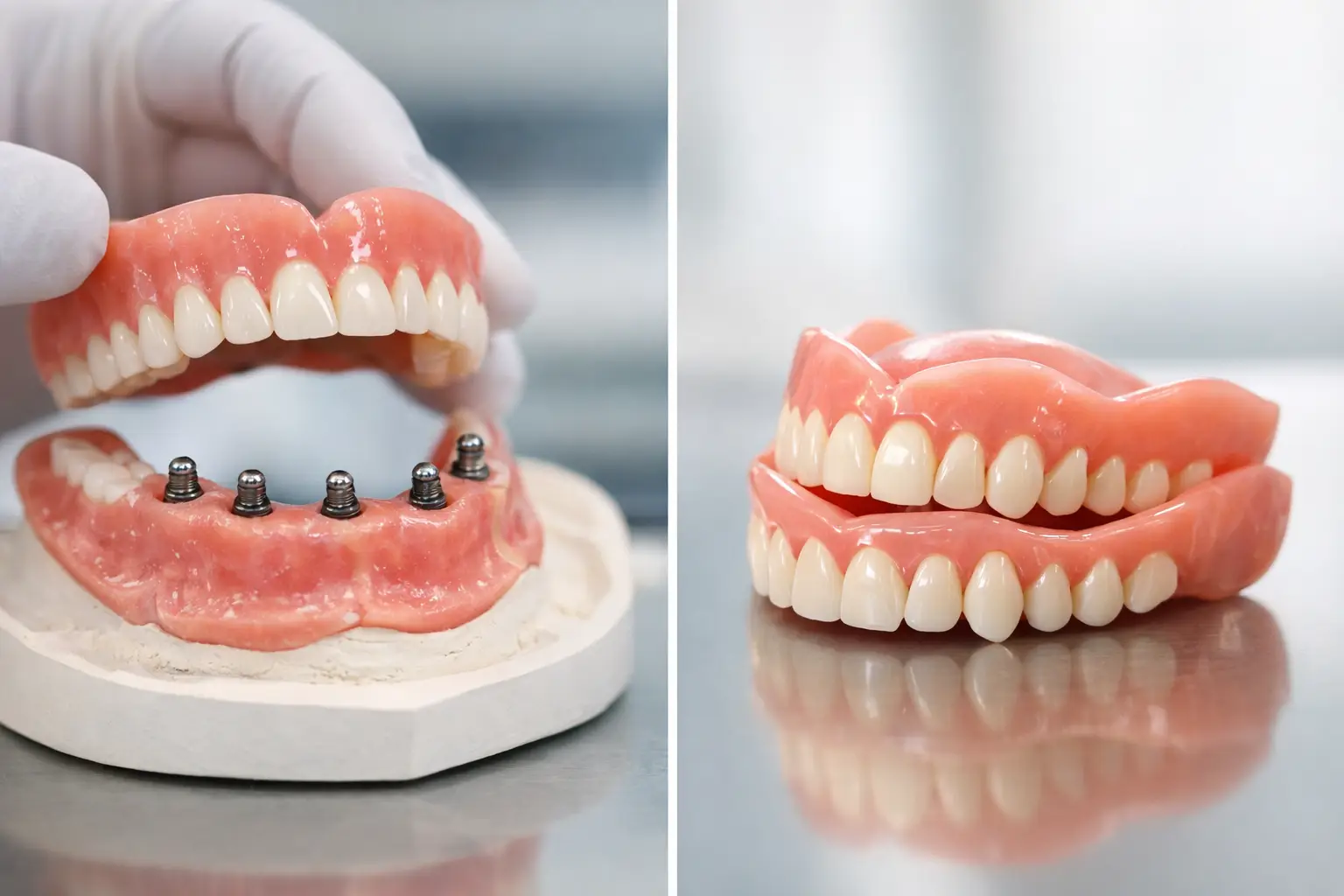 Implant Retained Dentures vs Traditional Dentures