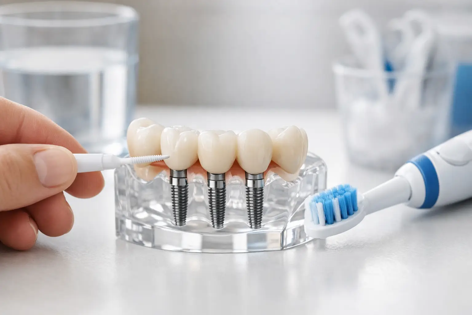 How to Clean Implant Supported Bridge