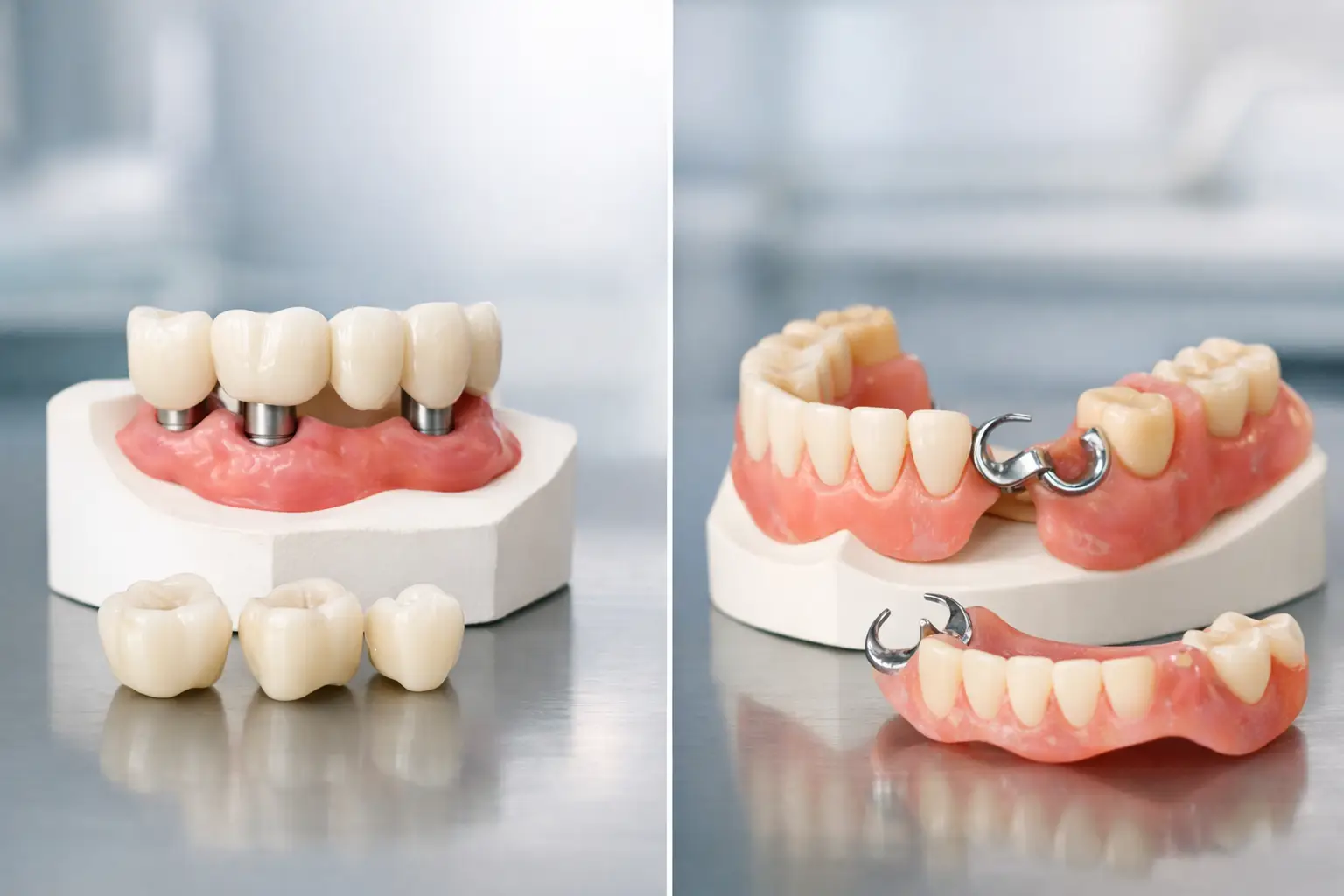 Fixed Bridge vs Partial Denture Comparison